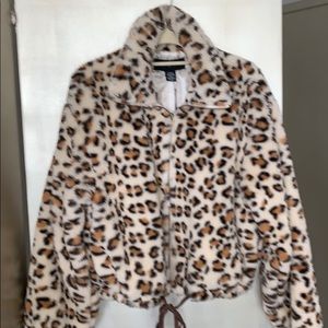 Know One Cares Cheetah print soft jacket